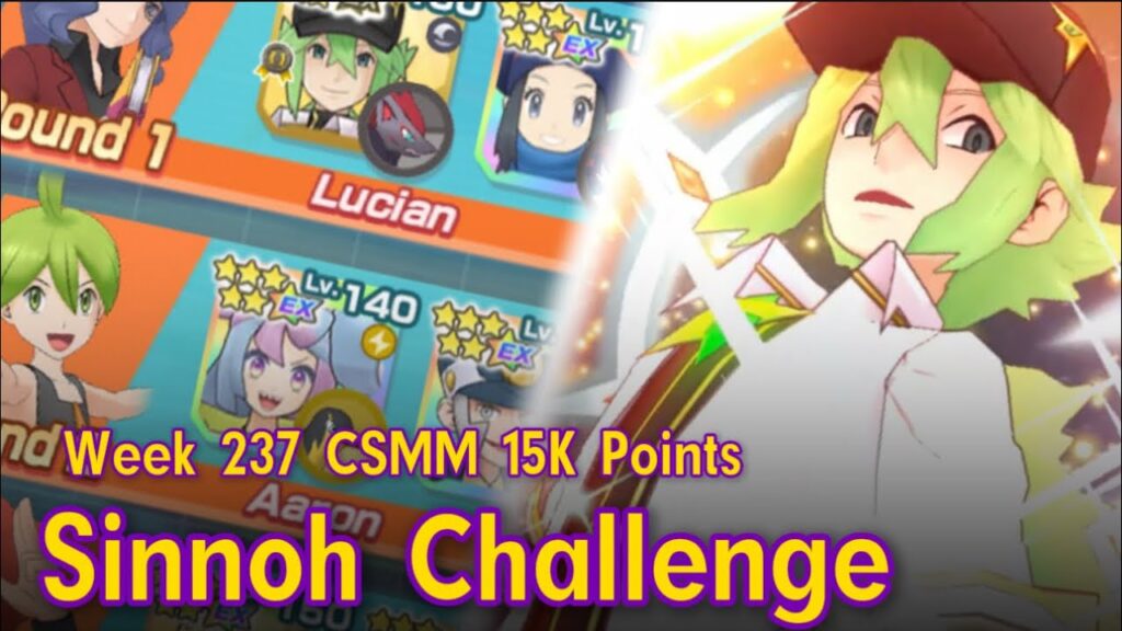 Week 237 CSMM 15K Points Sinnoh Challenge - Pokemon Masters EX