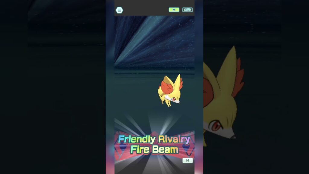 Calem & Fennekin Pokemon Masters EX