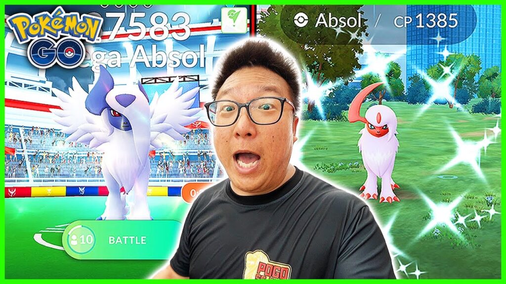 60 Mega Absol Raids with Over 10 Shiny Absols Caught in a Day! - Pokemon GO