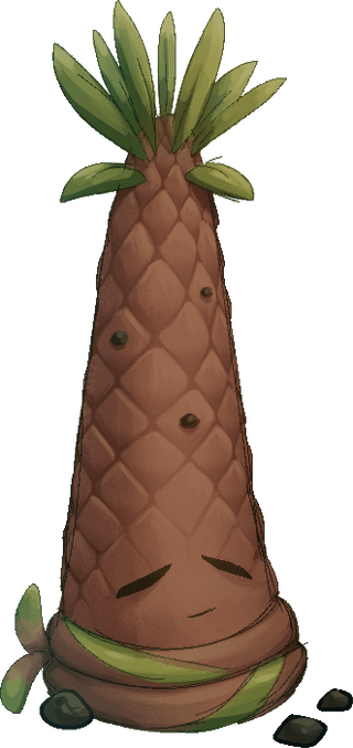 I designed a Fossil Pokemon based on Scale Trees :D