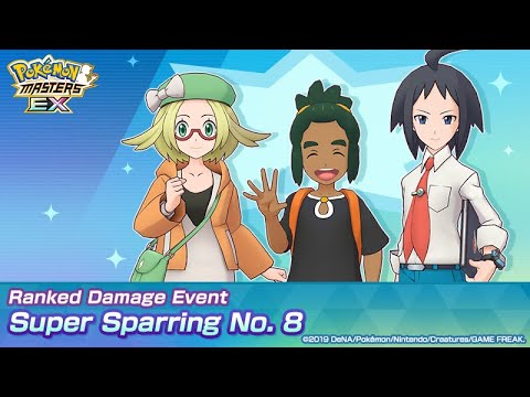 Pokemon Masters EX: Ranked Damage Event Super Sparring No. 8