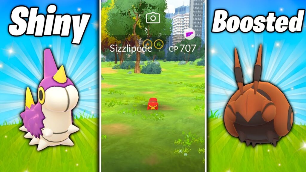 HOW TO GET SIZZLIPEDE IN POKEMON GO! Special Shiny BOOSTED Spawns / Bug Out Event