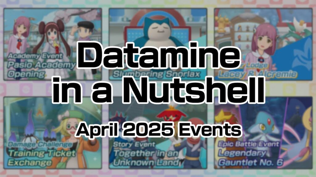 [Pokemon Masters EX] DATAMINE IN A NUTSHELL (April 2025 Events)