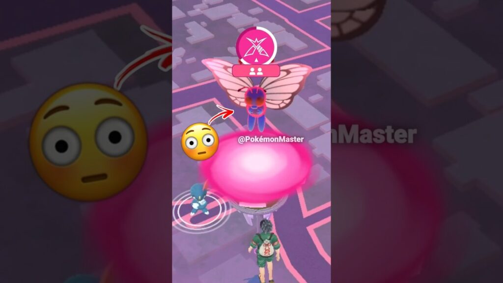 Let’s GO! Dynamax Butterfree in Pokemon GO.