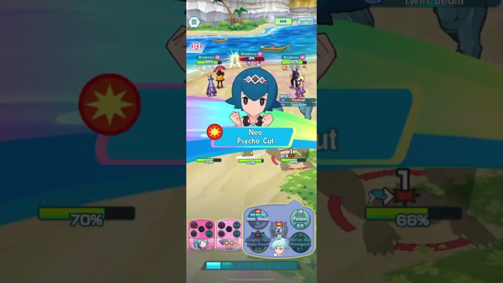 Pokemon Masters EX | Nemona's Lightning Spirit (SS Lana, Jacq, Arc Steven)