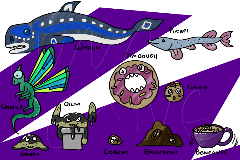 I went nuts and made a bunch of Canada region Pokemon for my imaginary Pokemon Mountain and Prairie!