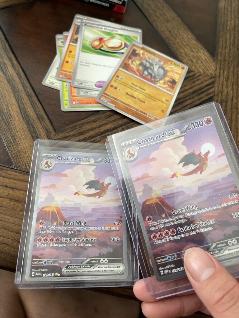 Pulled two Charizards from GameStop booster bundles today!
