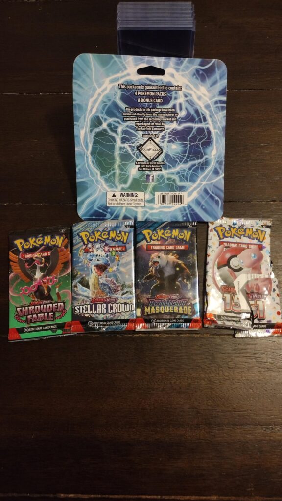 My first 151 pack from a Walgreens lightning box