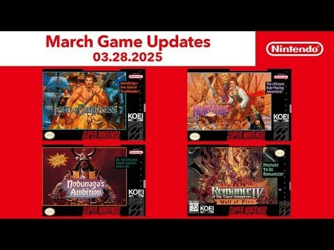SUPER NES – March 2025 – Nintendo Switch Online
