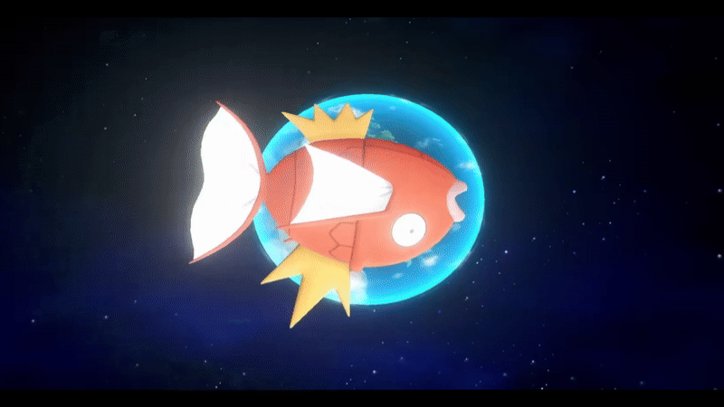 Anyone know where this lost move animation is in Lets go Pikachu and Eevee? i remember seeing it in the trailer years ago and remembered it just now is it like a 1/1000000000 chance using splash or something? plz help the curiosity is killing me