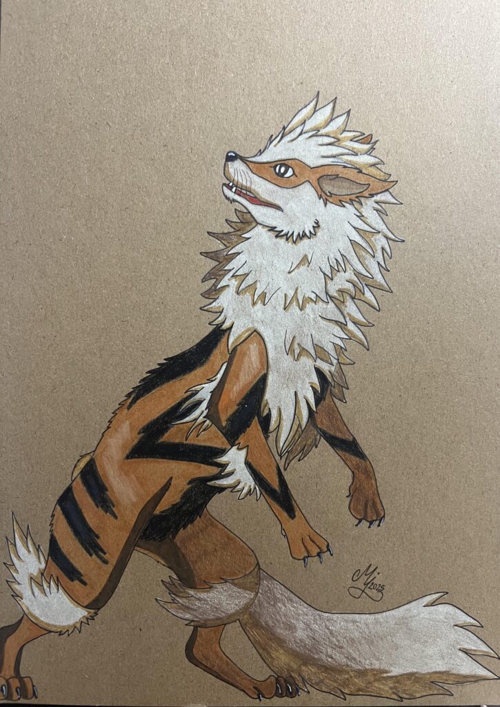 Drew my own version of Arcanine