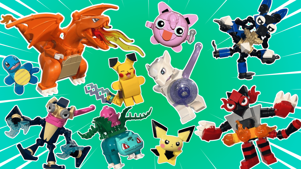 In honor LEGO Pokémon's announcement, I made all of the Smash Bros. Pokémon out of LEGO! (and a couple MEGA Construx pieces)