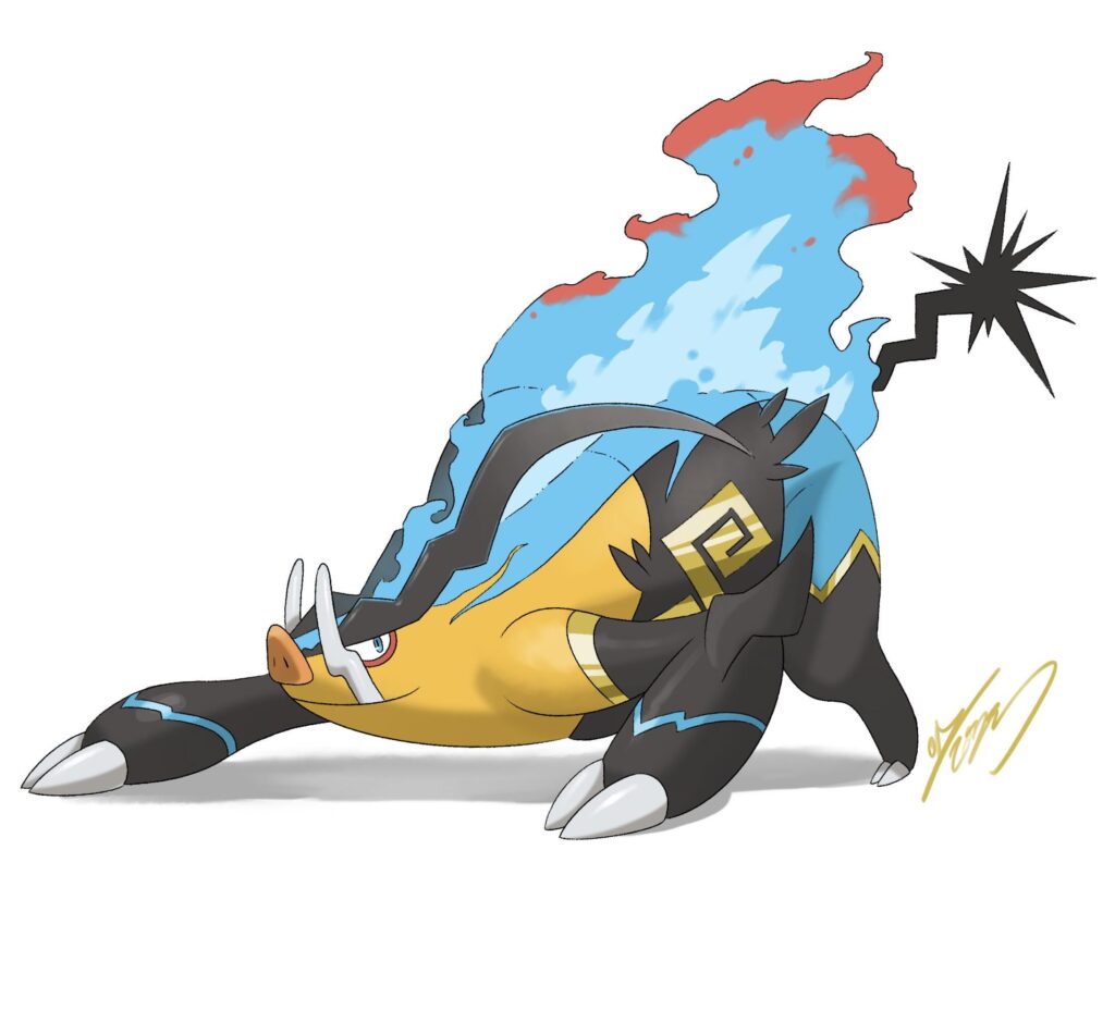 Speculative Electric/Fire Kalosian Emboar
