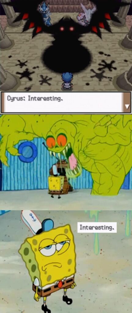 Cyrus was extremely nonchalant in the face of the God of Antimatter
