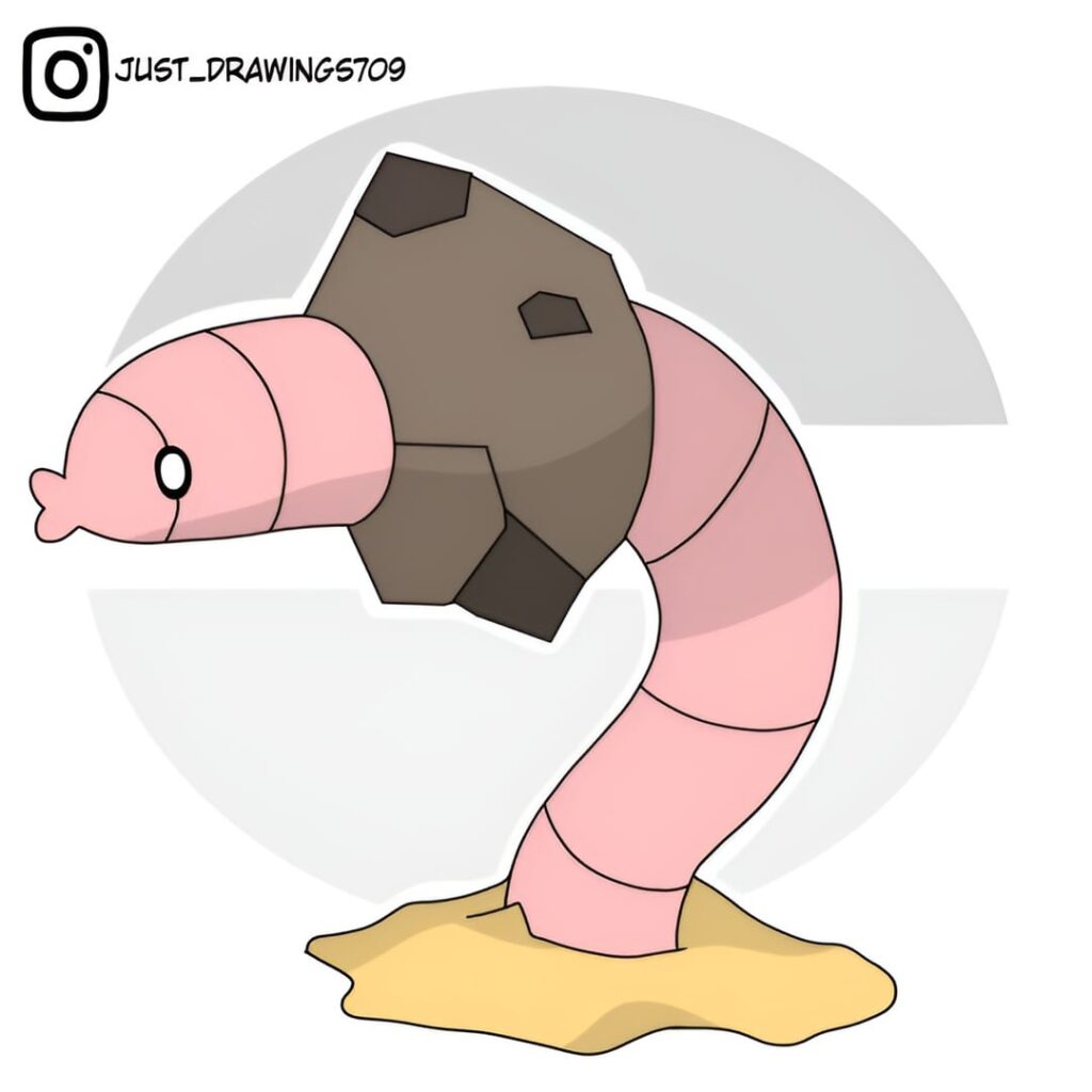 Earthworm Pokemon Line: Sqworm and Burrorm
