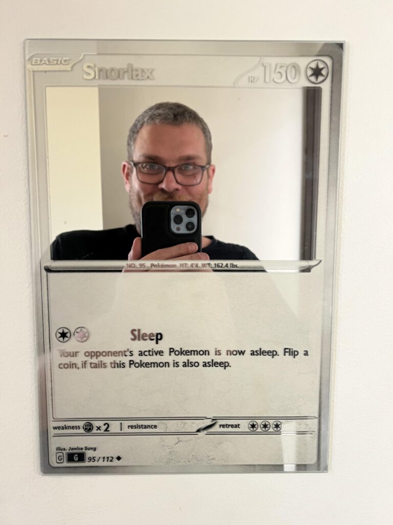 I made a PokeMIRROR. Chuffed with myself as you can see lol
