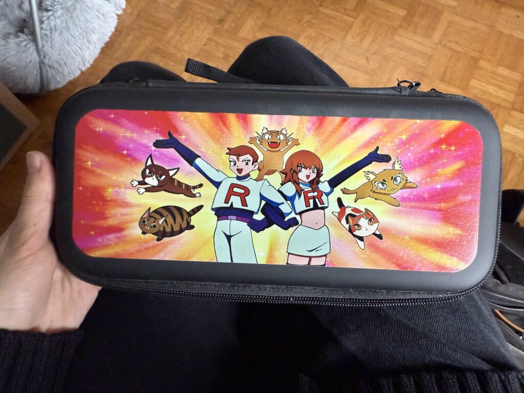 Gift I made for my boyfriend – I drew us as Team Rocket with our cats as Pokémon!☆彡