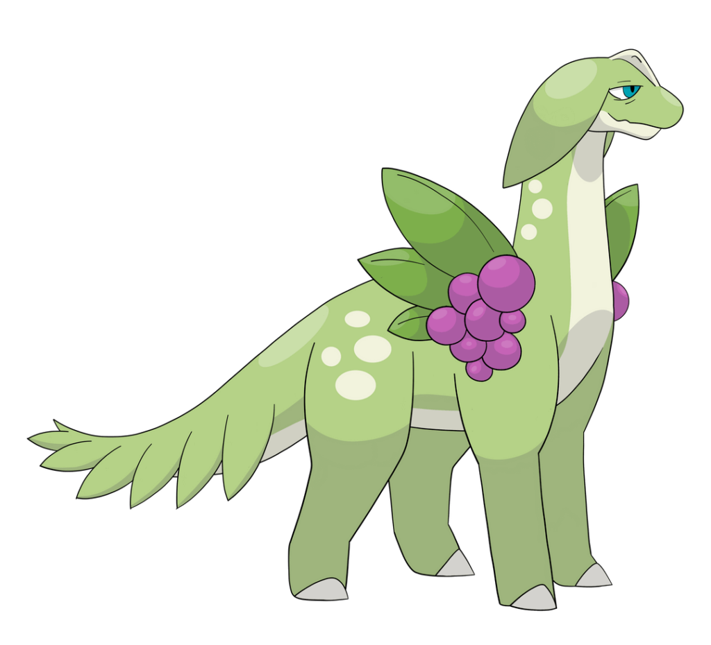 Brachiosaurus inspired fakemon (Grass/Fairy-Type)