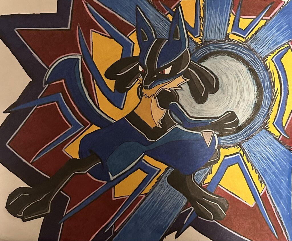 [OC]LUCARIO DRAWING