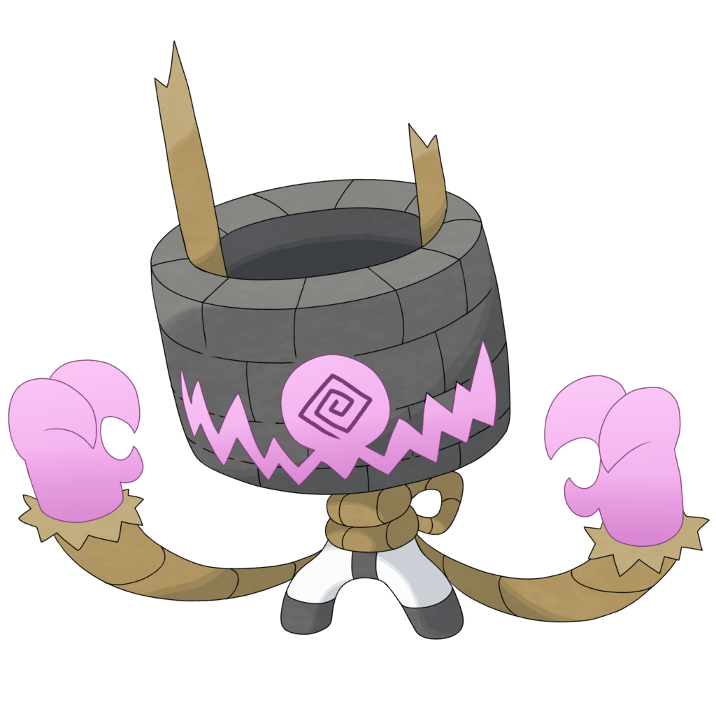 New arkadia mon, wellinstuck! A ghost/rock type