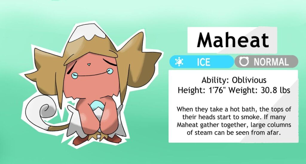 Maheat, the hotspring Pokémon