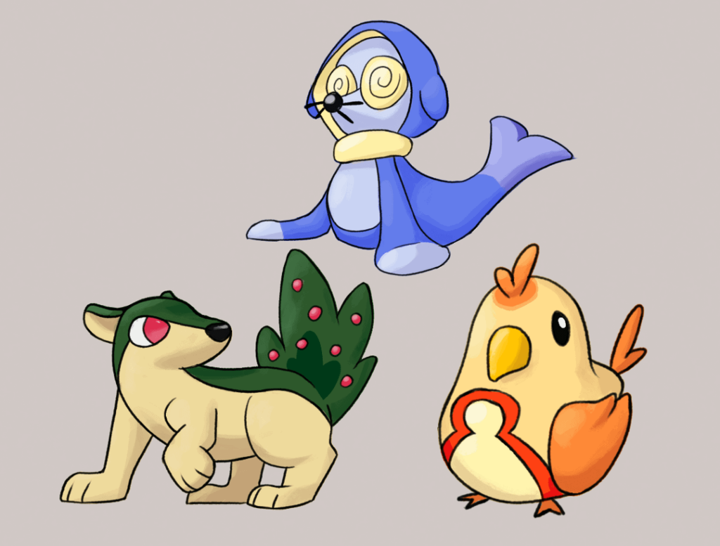 Uldan Region starters!