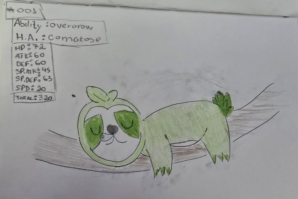 Sloth-Inspired Grass Starter