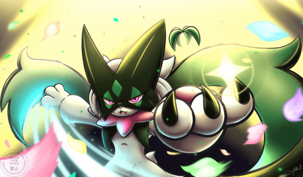 Meowscarada, i made this fanart