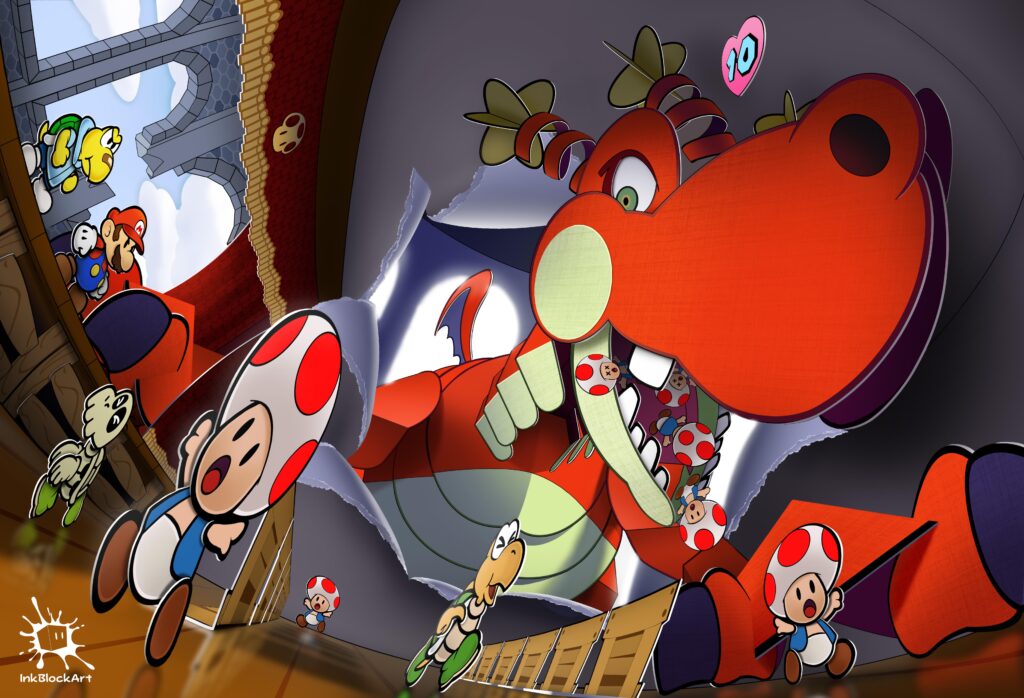 Paper Mario TTYD for Switch Art made by me!