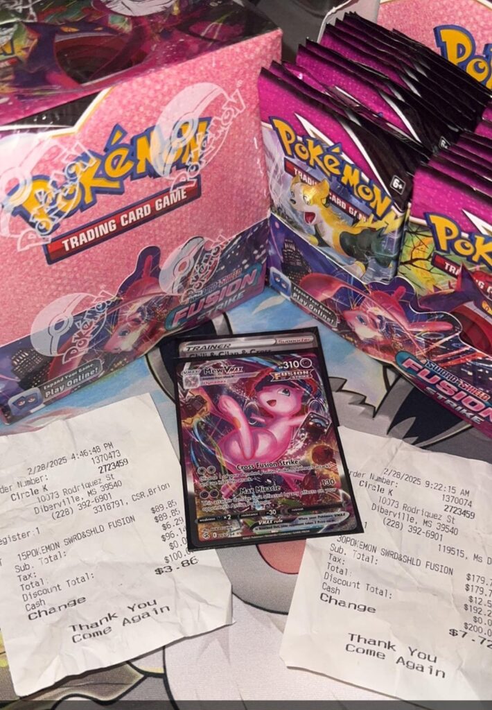 I just pulled this mew from circle k the clerk forgotten about these booster boxes for years and let me get them for a good deal