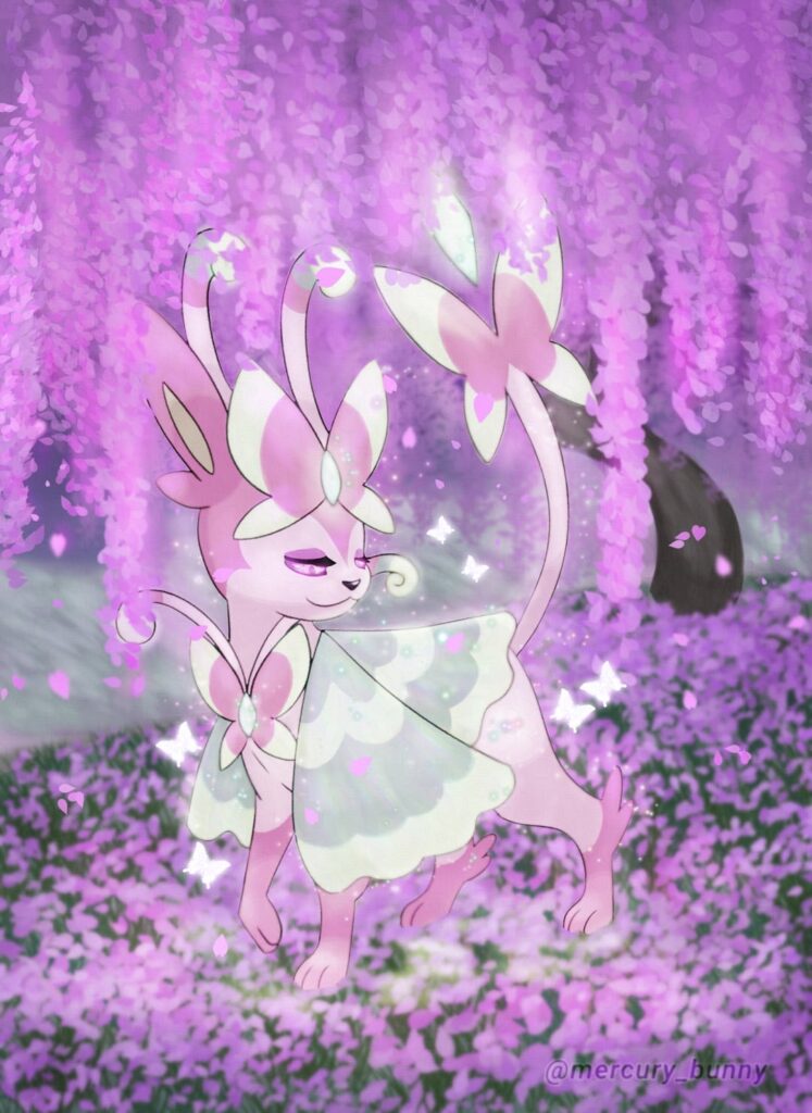 Sylveon but evolve her into a Fairy/Bug legendary queen of the forest...