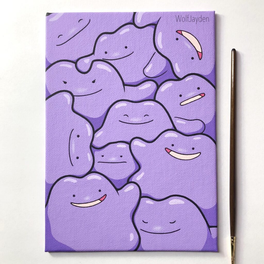 Painted a bunch of ditto! [OC]