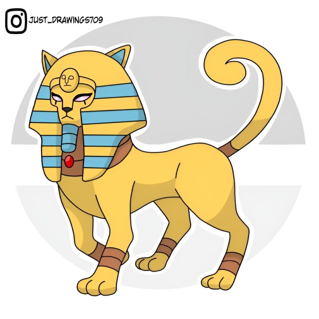 Sphinraoh: The Royal Guardian Pokemon