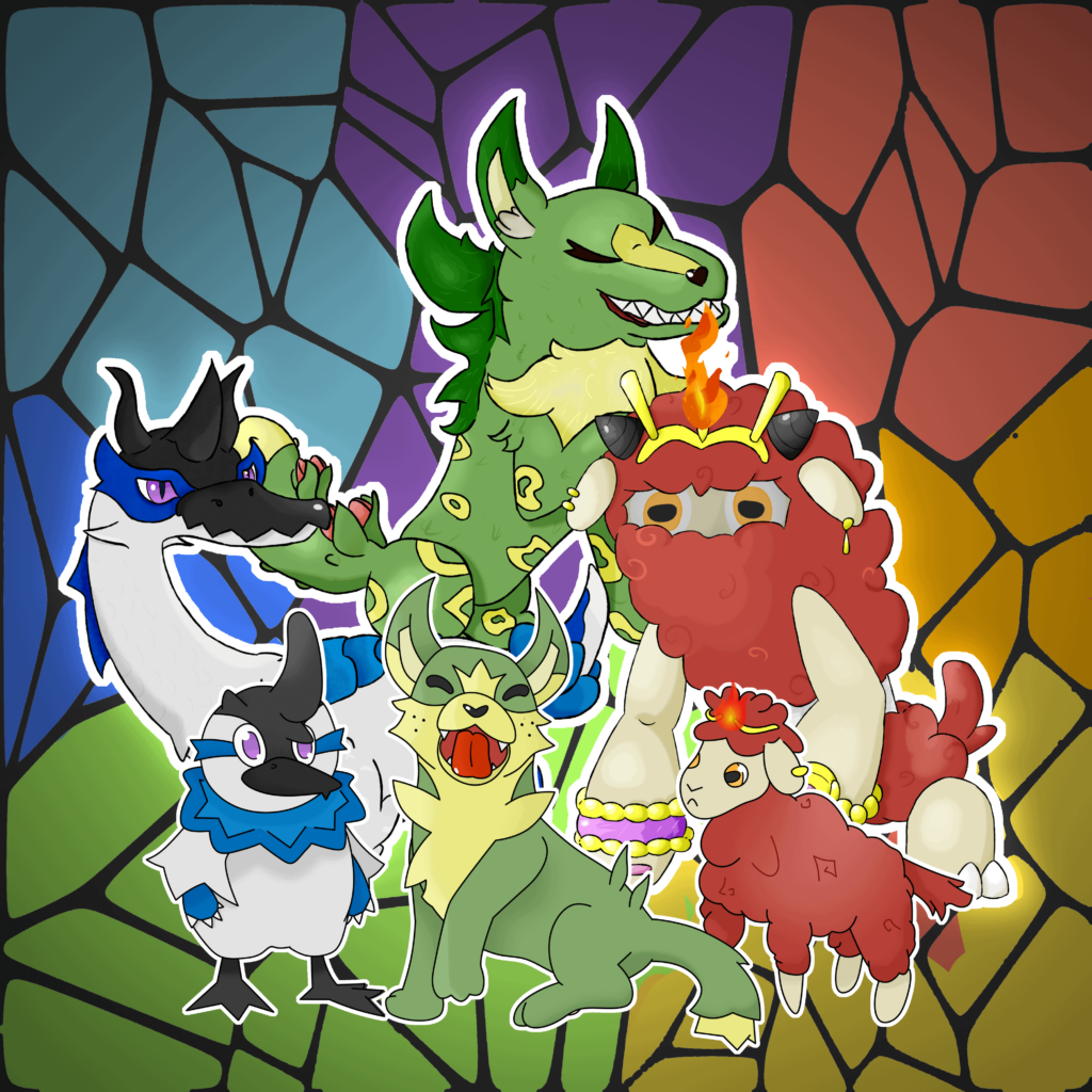 my starters and their midform(i already have more two starters)