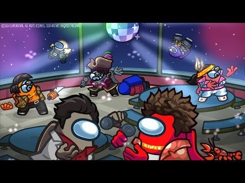 Among Us x Like a Dragon Cosmicube 🐉 Bakamita