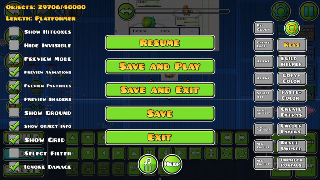 Pokemon FireRed/LeafGreen in Geometry dash editor