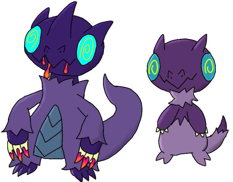 Yo yall this scraft regional line looks like its trippin bruh. psychic poison types.