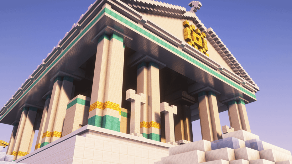 Temple of Sinnoh in Minecraft