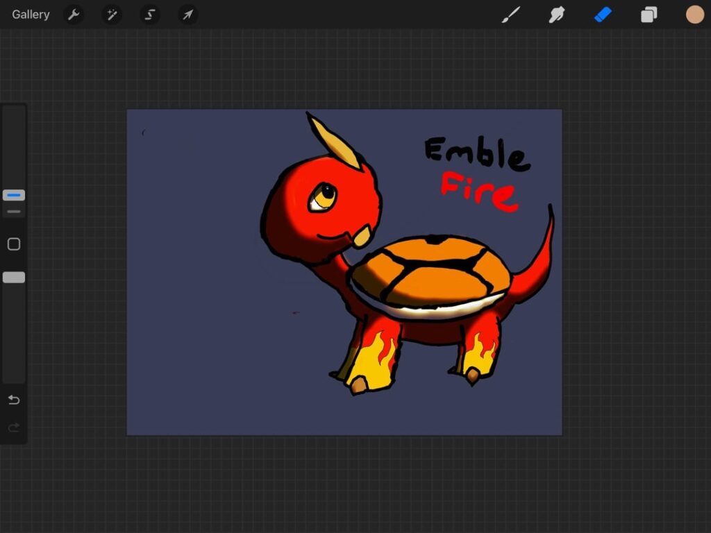 Here is the fire starter for my new Pokémon region based off South Africa .