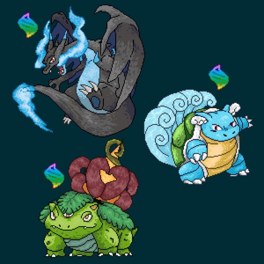 New megas, box legendary, evolution lines and other misc stuff I made for my fakemon region Vitulia
