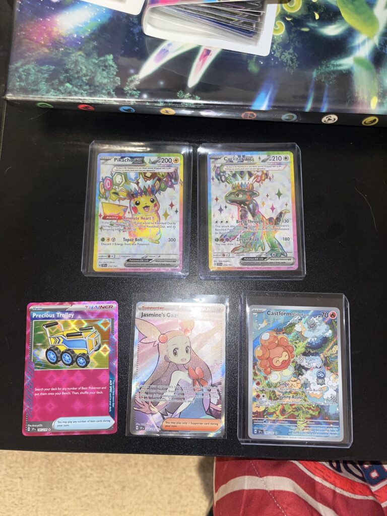 I bought 4 sleeved booster packs from target...