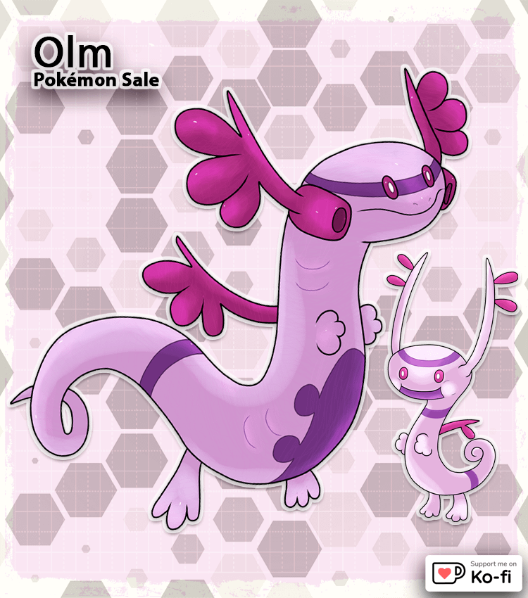 Poison Olm Fakemon - Olm Pokémon