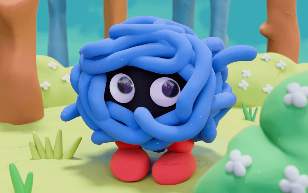 [OC] 3D Tangela I modeled!