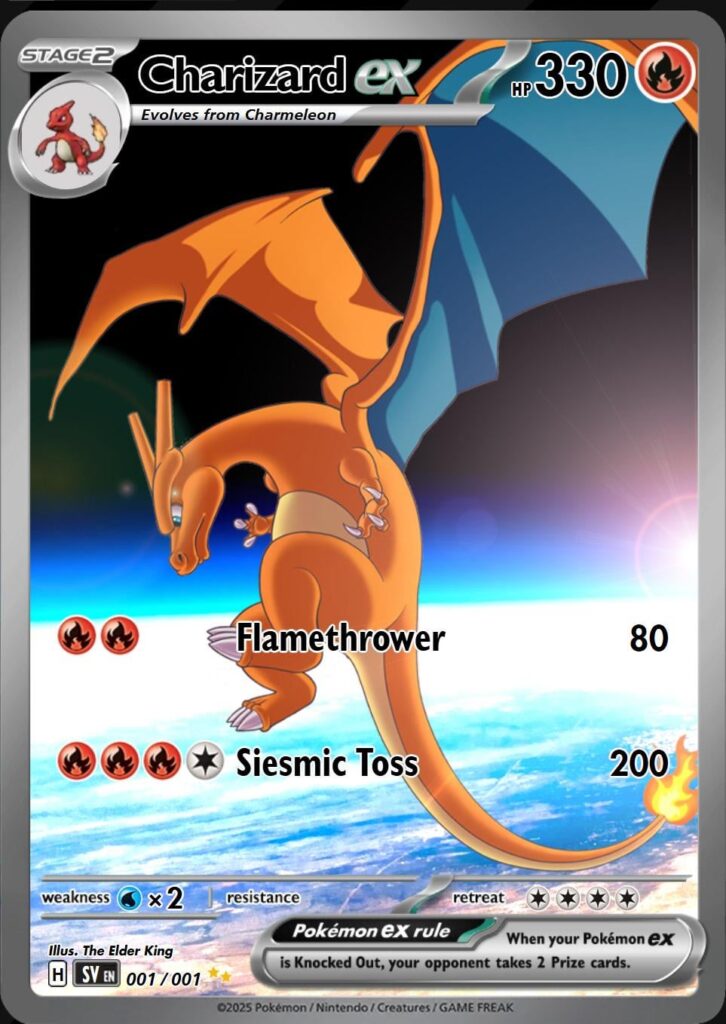 Charizard ex card idea
