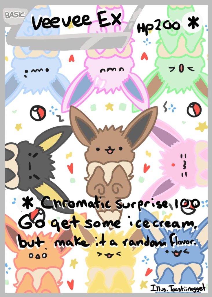 Getting Pokémon cards is hard now, best make my own