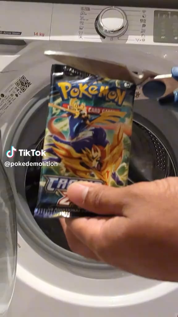 Anyone seen this page where this guy destroys packs of pokémon cards :/ IDK how to feel about it lol