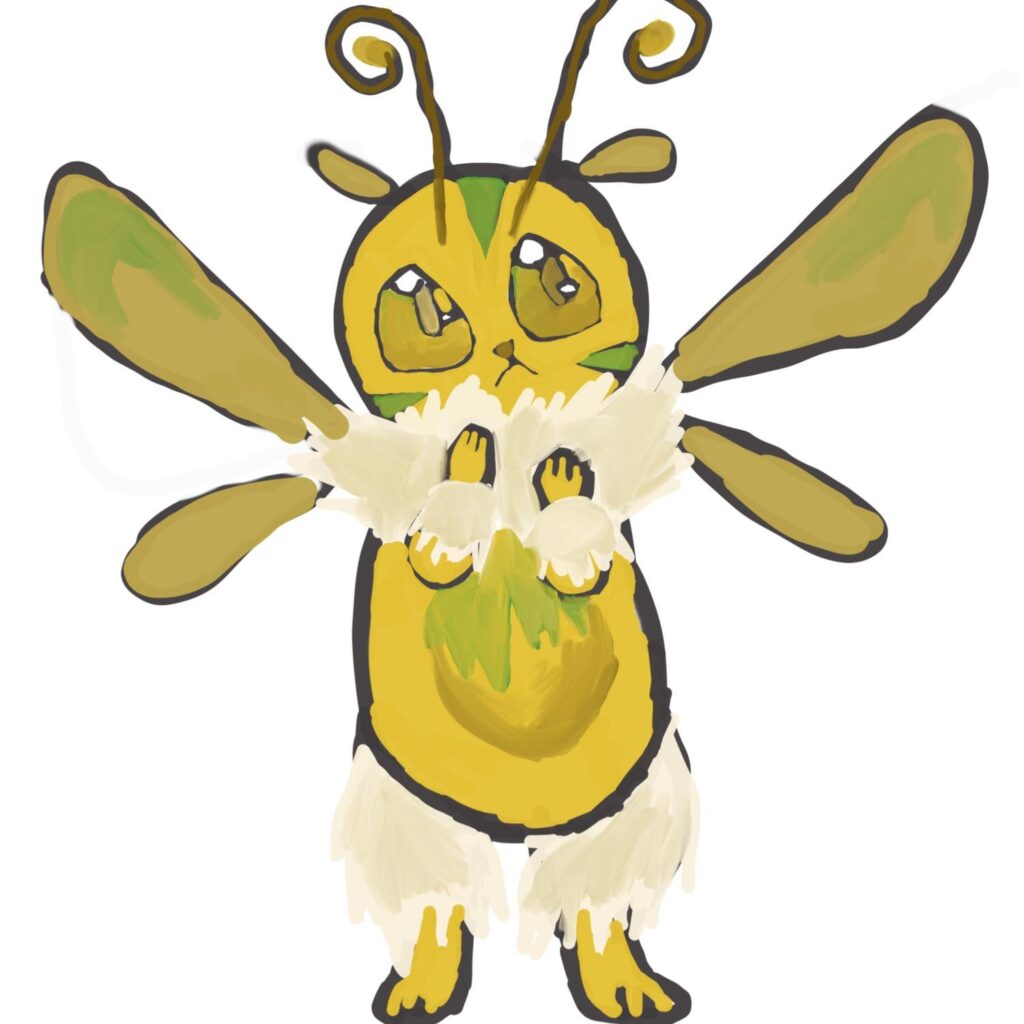 Fuzzbuzz, the Honey Fuzz Pokémon