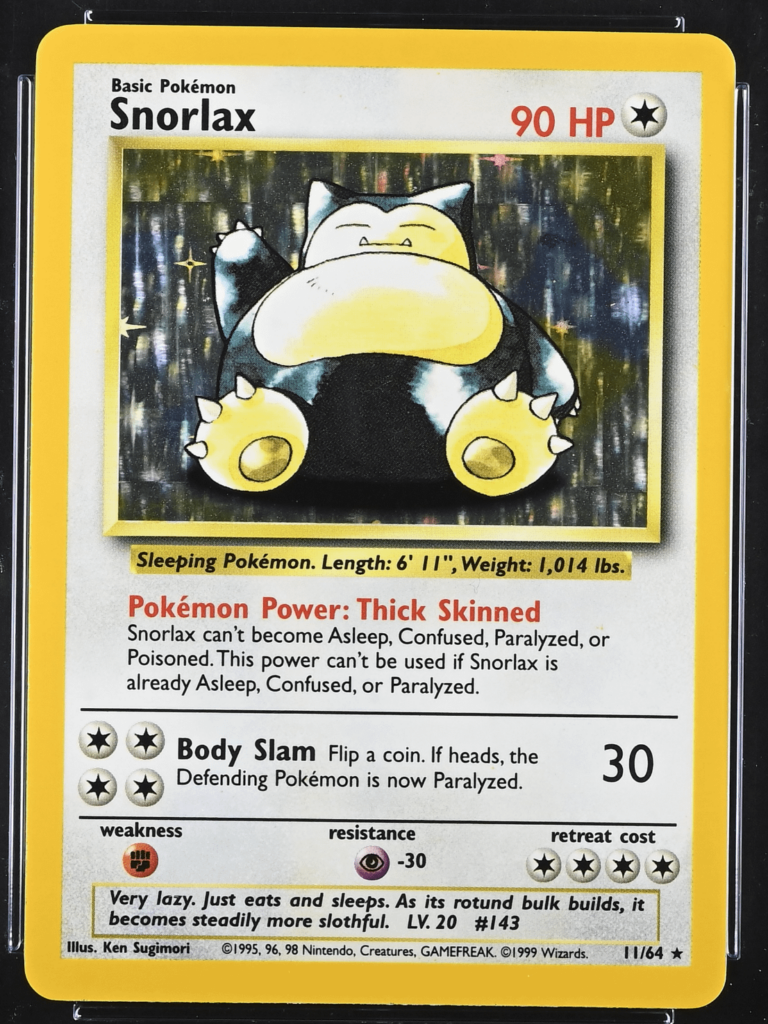 Snorlax Jungle with lines in holo