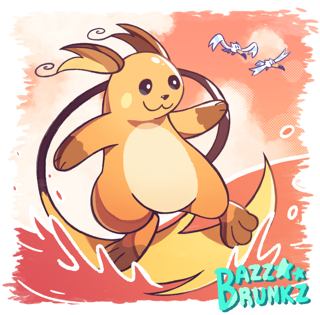 Raichu used Surf! [OC]