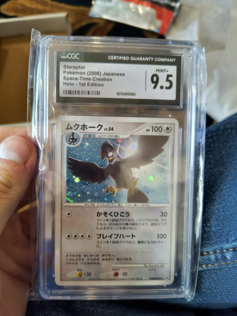 25$ Mystery Box at a card show in Texas, one graded card and a pack.